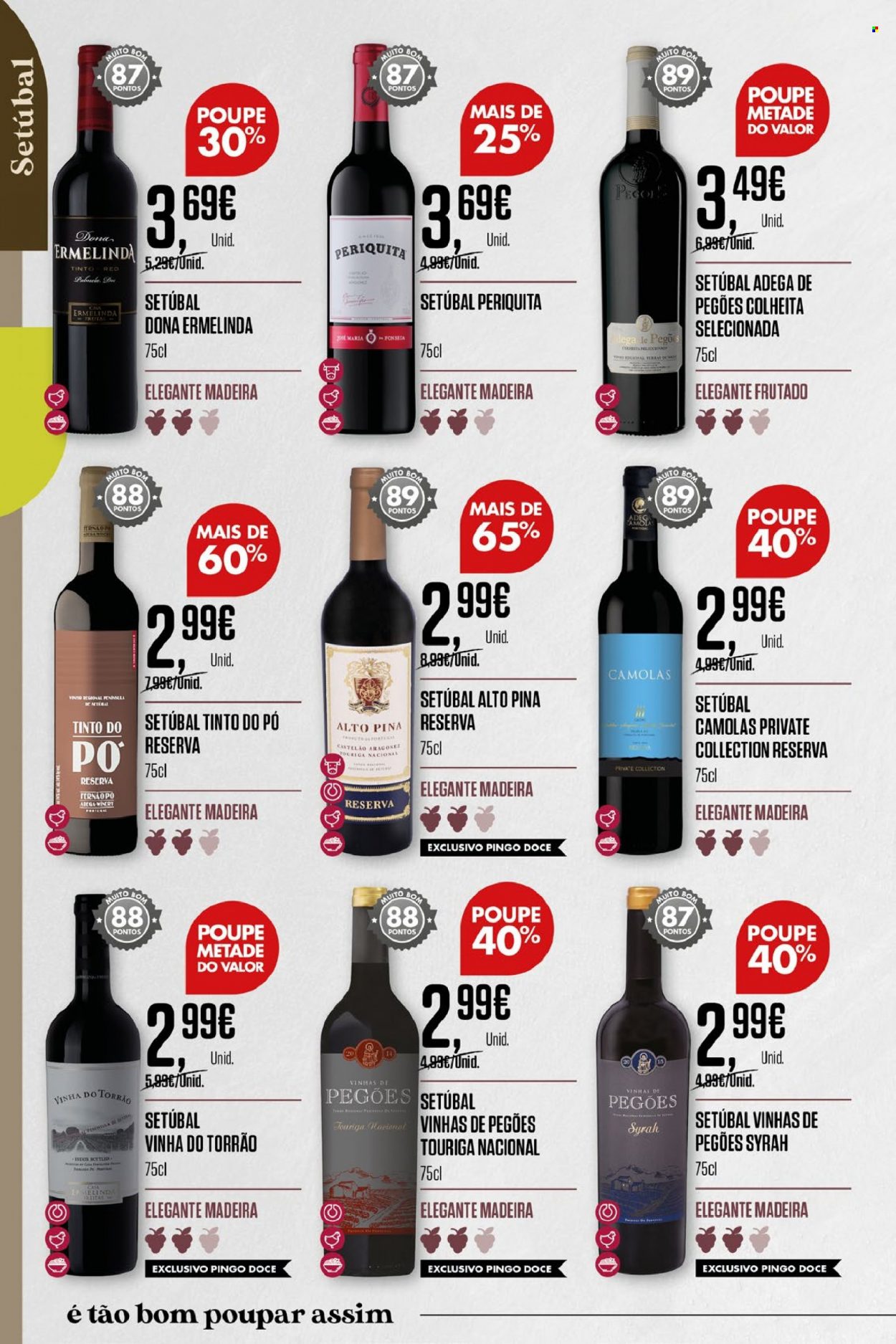 thumbnail - Folheto Pingo Doce - 13.9.2022 - 3.10.2022 - Produtos em promoção - vinho, vinho tinto, syrah. Página 26.