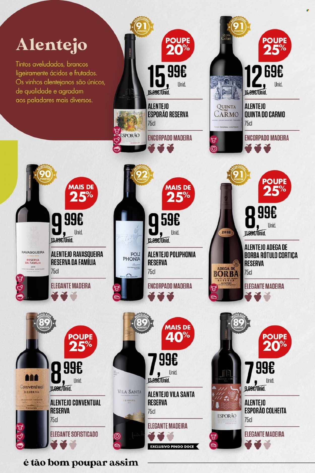 thumbnail - Folheto Pingo Doce - 13.9.2022 - 3.10.2022 - Produtos em promoção - vinho. Página 28.