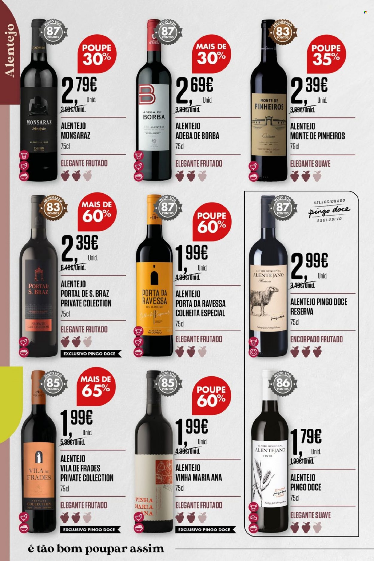 thumbnail - Folheto Pingo Doce - 13.9.2022 - 3.10.2022 - Produtos em promoção - vinho. Página 34.