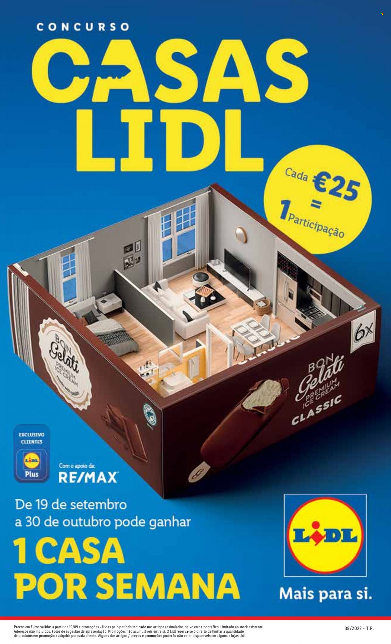 Folheto Lidl - 19.9.2022 - 25.9.2022. Página 1