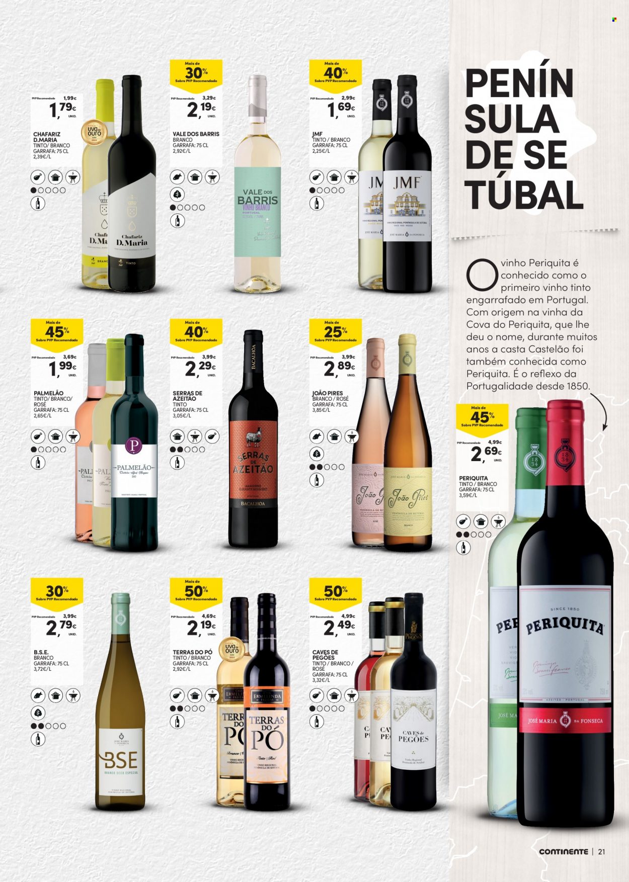 thumbnail - Folheto Continente Modelo - 20.9.2022 - 17.10.2022 - Produtos em promoção - vinho, vinho tinto. Página 21.