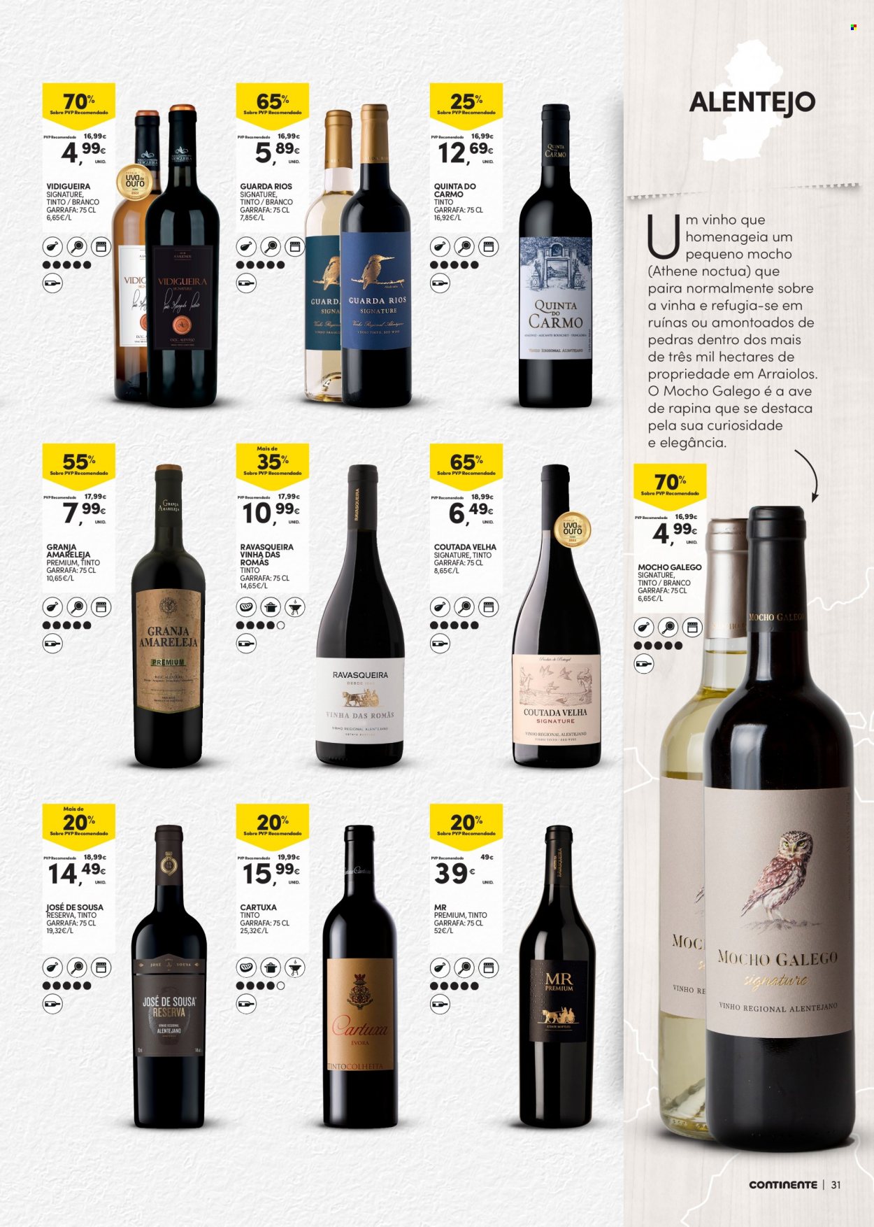thumbnail - Folheto Continente Modelo - 20.9.2022 - 17.10.2022 - Produtos em promoção - vinho. Página 31.