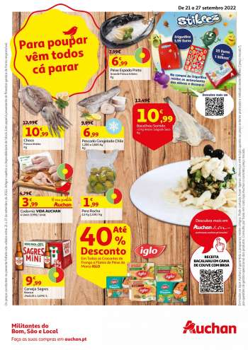 Folheto Auchan - 21.9.2022 - 27.9.2022.