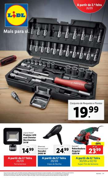 Folheto Lidl - 26.9.2022 - 2.10.2022.