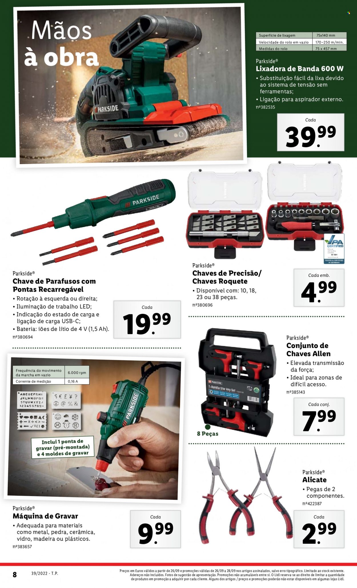 Folheto Lidl - 26.9.2022 - 2.10.2022. Página 8