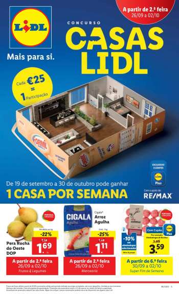 Folheto Lidl - 22.9.2022 - 2.10.2022.