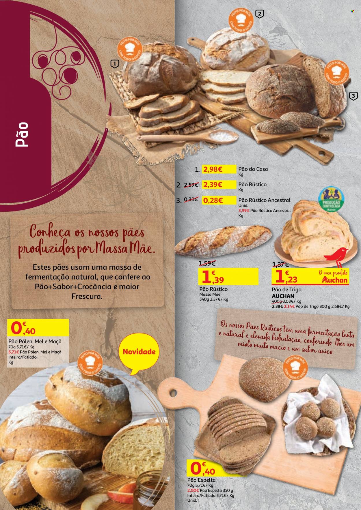 thumbnail - Folheto Auchan - 20.9.2022 - 6.10.2022 - Produtos em promoção - pão. Página 26.