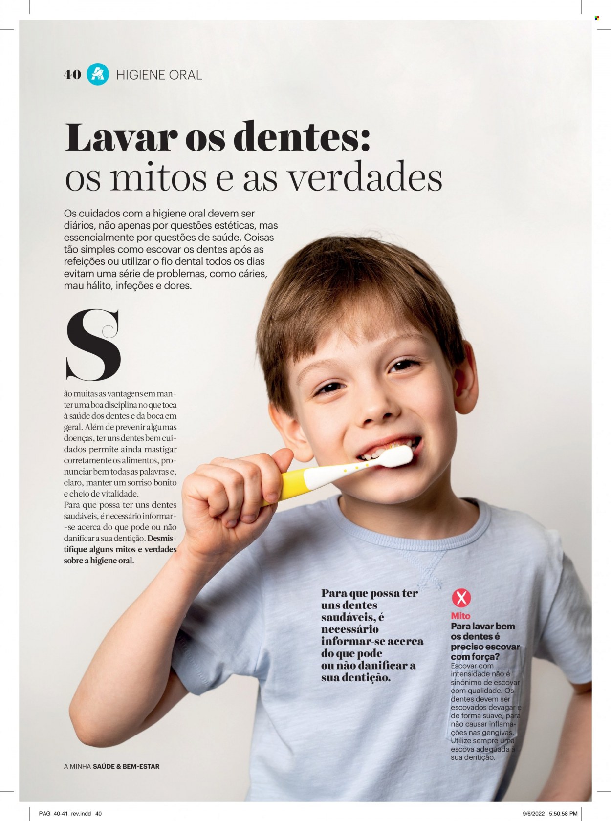 thumbnail - Folheto Auchan - 19.9.2022 - 30.10.2022 - Produtos em promoção - fio dental. Página 40.