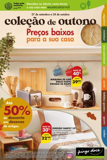 Folheto Pingo Doce - 27.9.2022 - 24.10.2022.