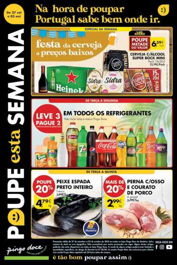 Folheto Pingo Doce - 27.9.2022 - 3.10.2022.