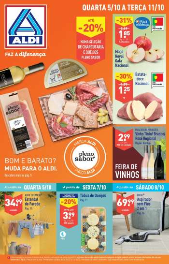 Folheto Aldi - 5.10.2022 - 11.10.2022.