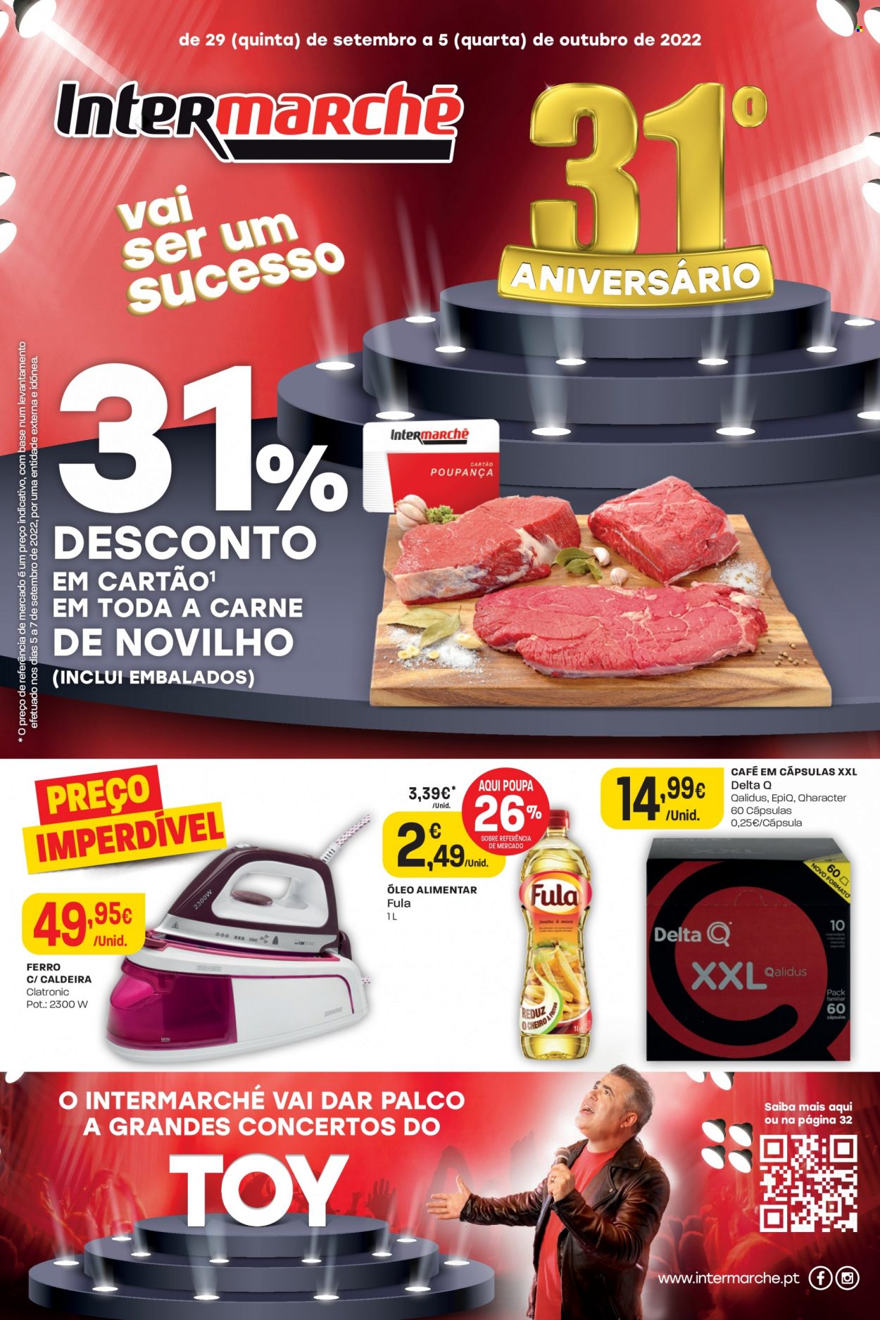 Folheto Intermarché - 29.9.2022 - 5.10.2022. Página 1