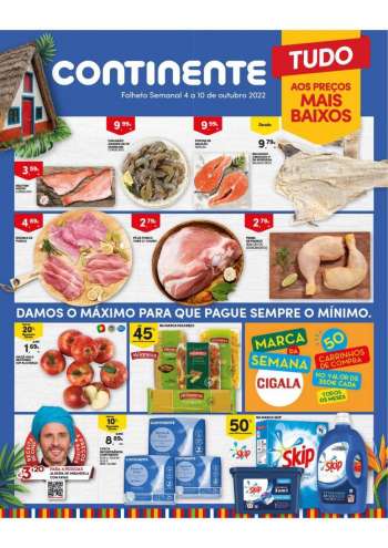 Folheto Continente Modelo - 4.10.2022 - 10.10.2022.