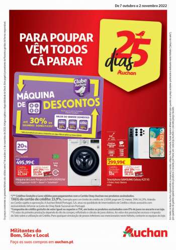 Folheto Auchan - 7.10.2022 - 2.11.2022.