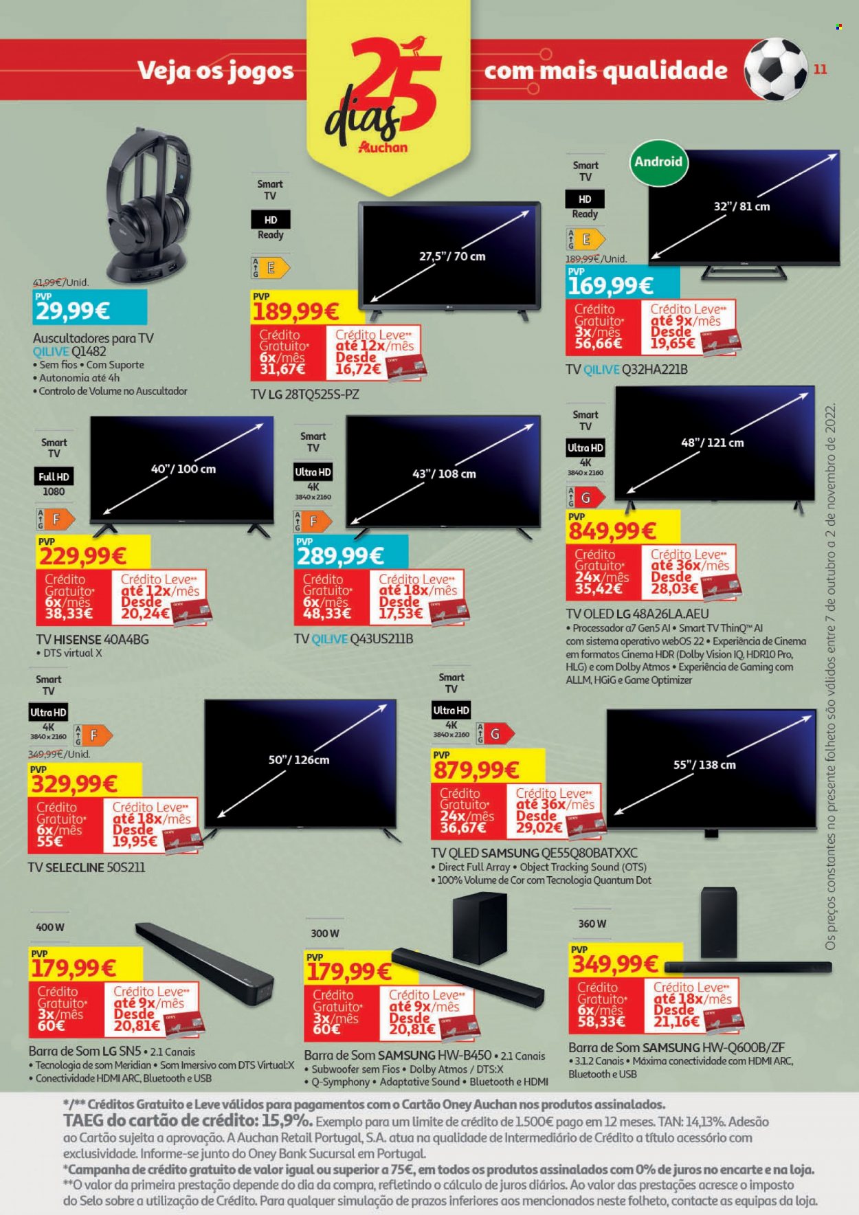 Folheto Auchan - 7.10.2022 - 2.11.2022. Página 11