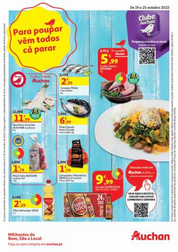 Folheto Auchan - 19.10.2022 - 25.10.2022.