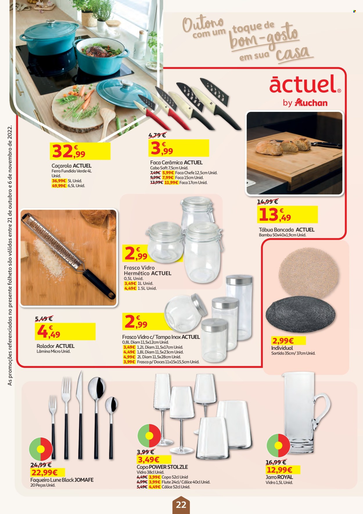 Folheto Auchan - 21.10.2022 - 6.11.2022. Página 22