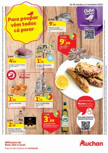 Folheto Auchan - 26.10.2022 - 1.11.2022.