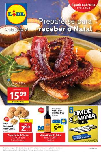 Folheto Lidl - 31.10.2022 - 6.11.2022.