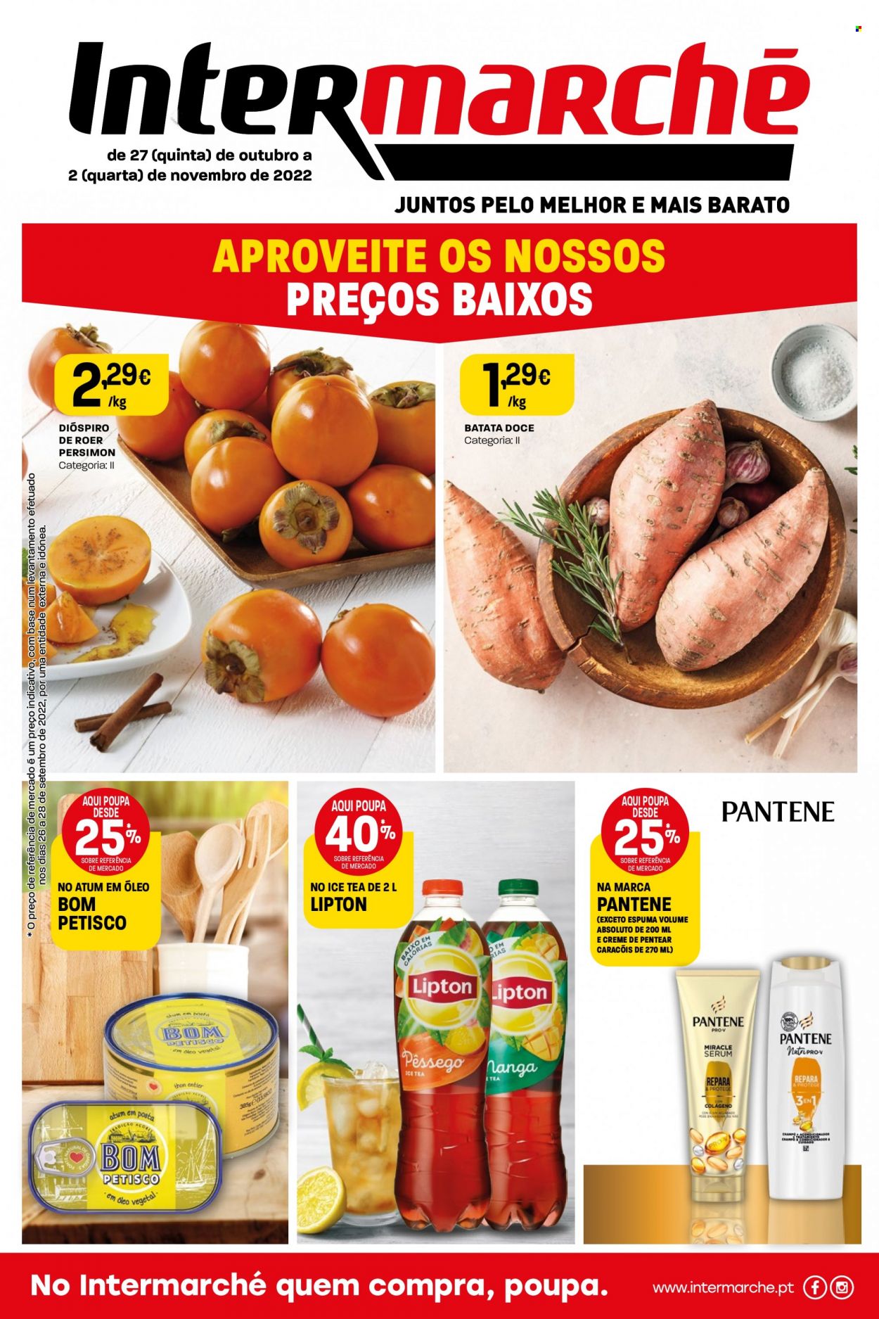 Folheto Intermarché - 27.10.2022 - 2.11.2022. Página 1