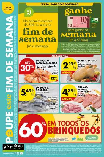 Folheto Pingo Doce - 28.10.2022 - 31.10.2022.
