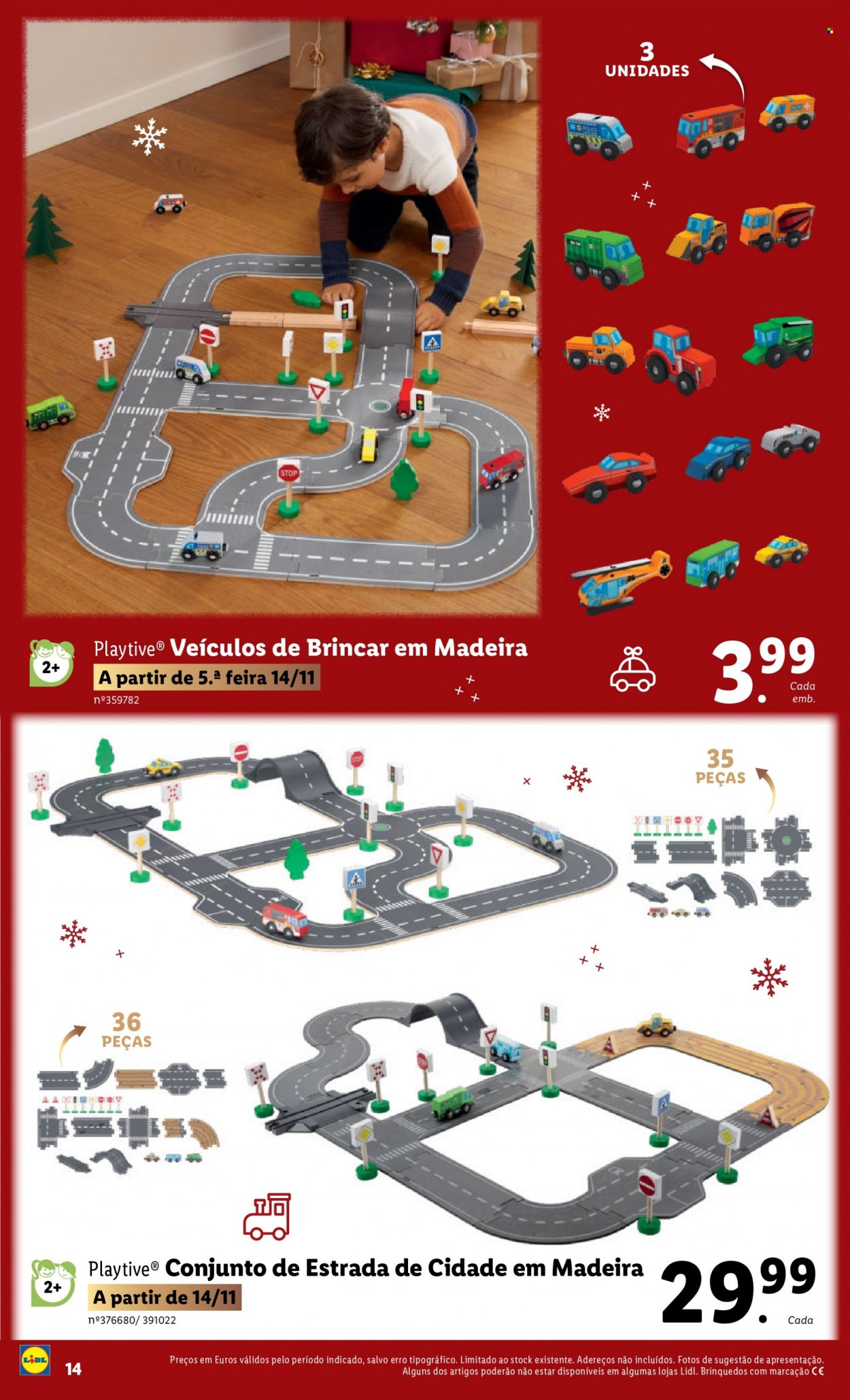 thumbnail - Folheto Lidl - 7.11.2022 - 15.12.2022 - Produtos em promoção - brinquedo, carro brinquedo. Página 14.