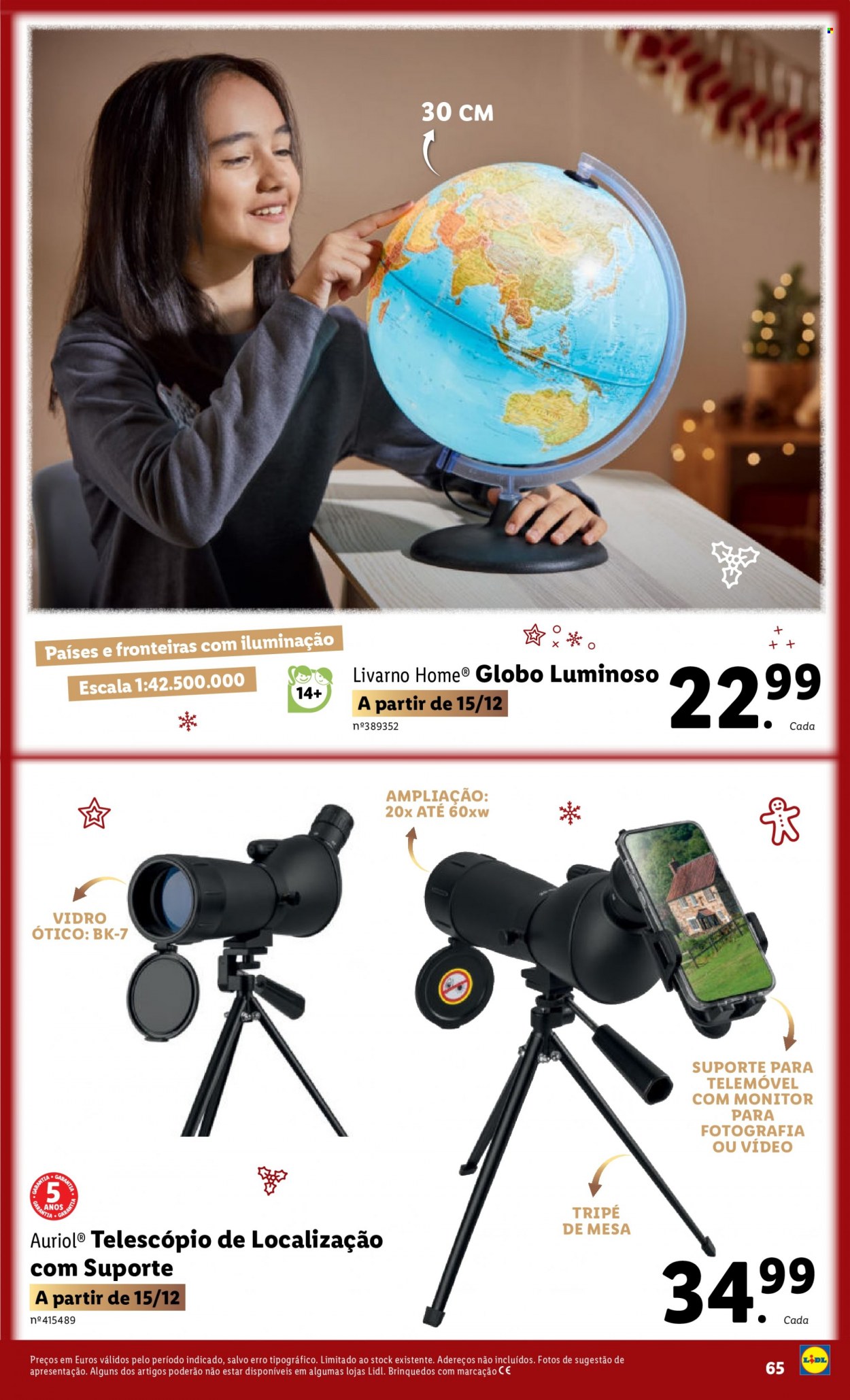 Folheto Lidl - 7.11.2022 - 15.12.2022. Página 65