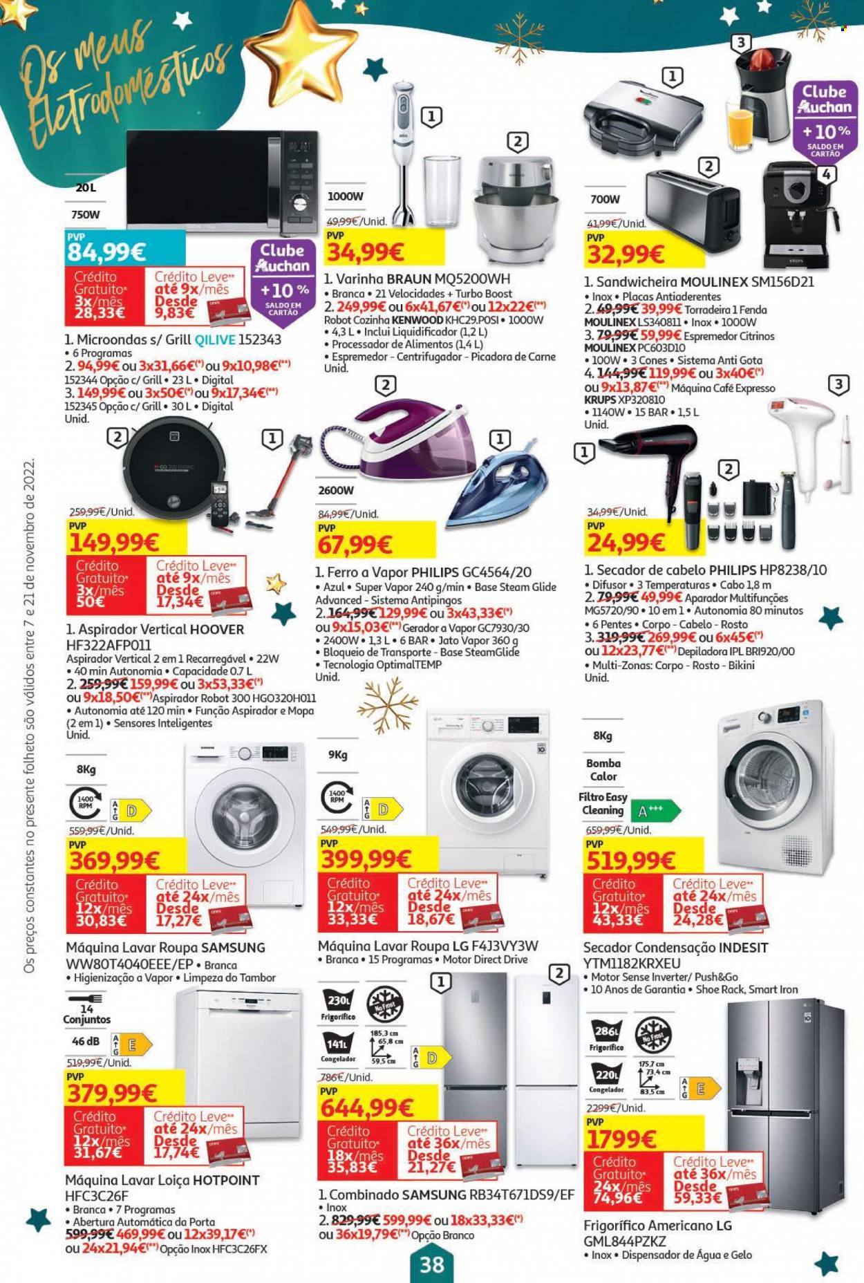 Folheto Auchan - 7.11.2022 - 21.11.2022. Página 38