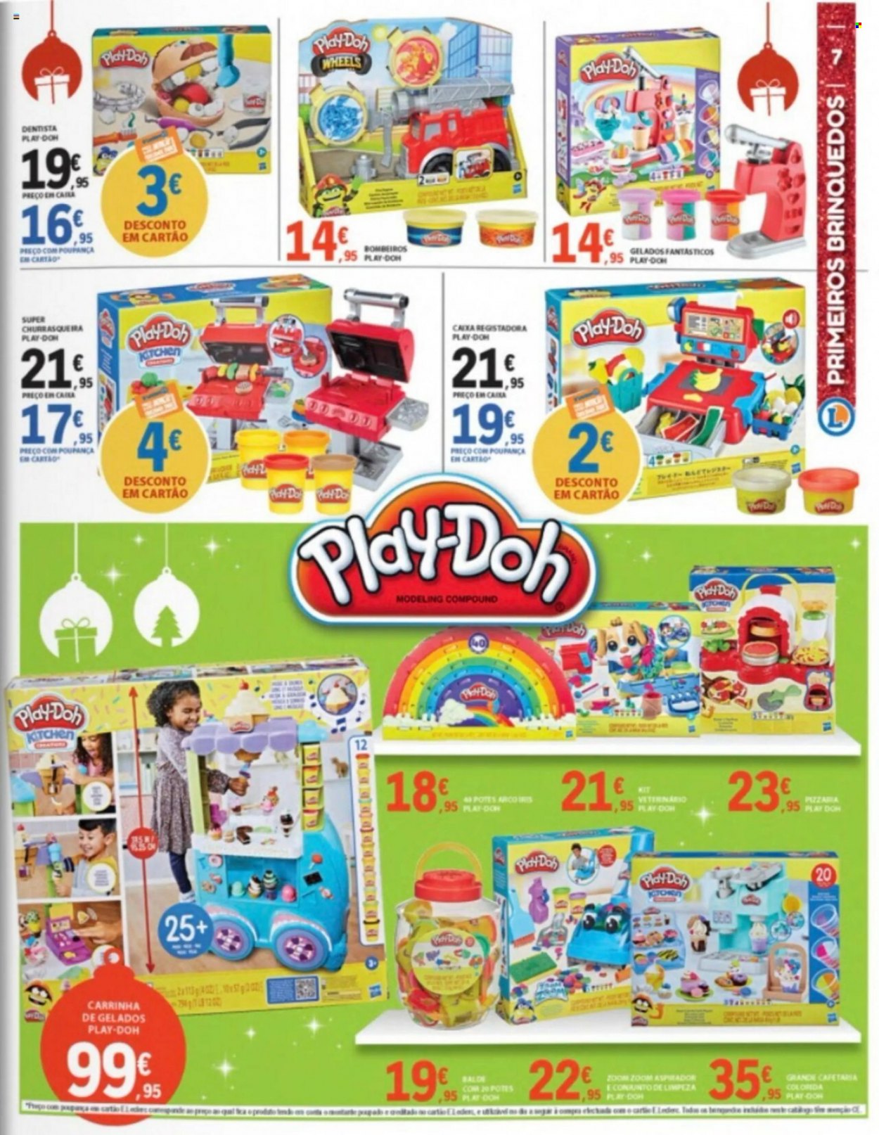 thumbnail - Folheto E.Leclerc - 8.11.2022 - 8.12.2022 - Produtos em promoção - gelado, balde, aspirador, Play-Doh, brinquedo. Página 7.