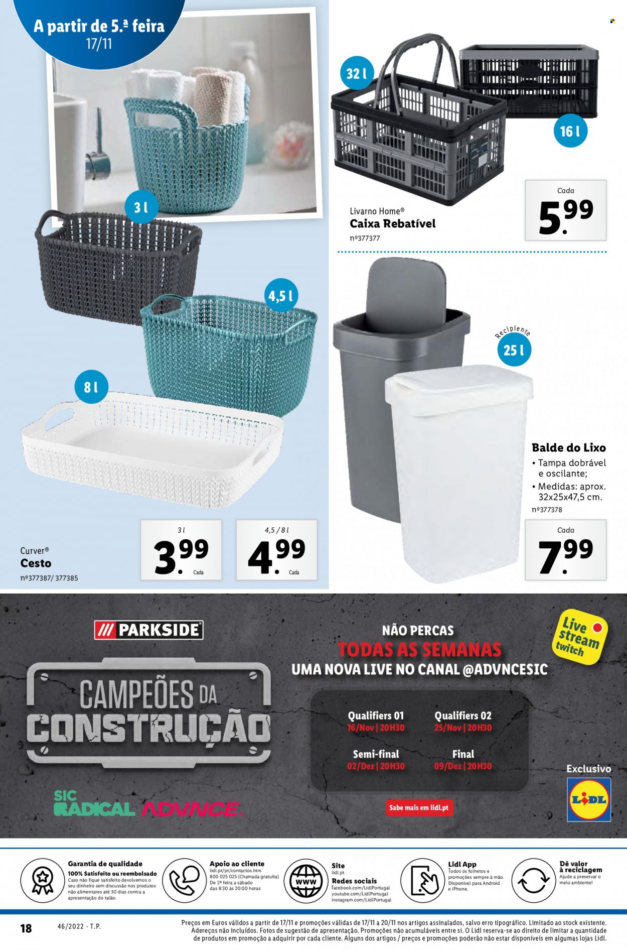 Folheto Lidl - 14.11.2022 - 20.11.2022. Página 18