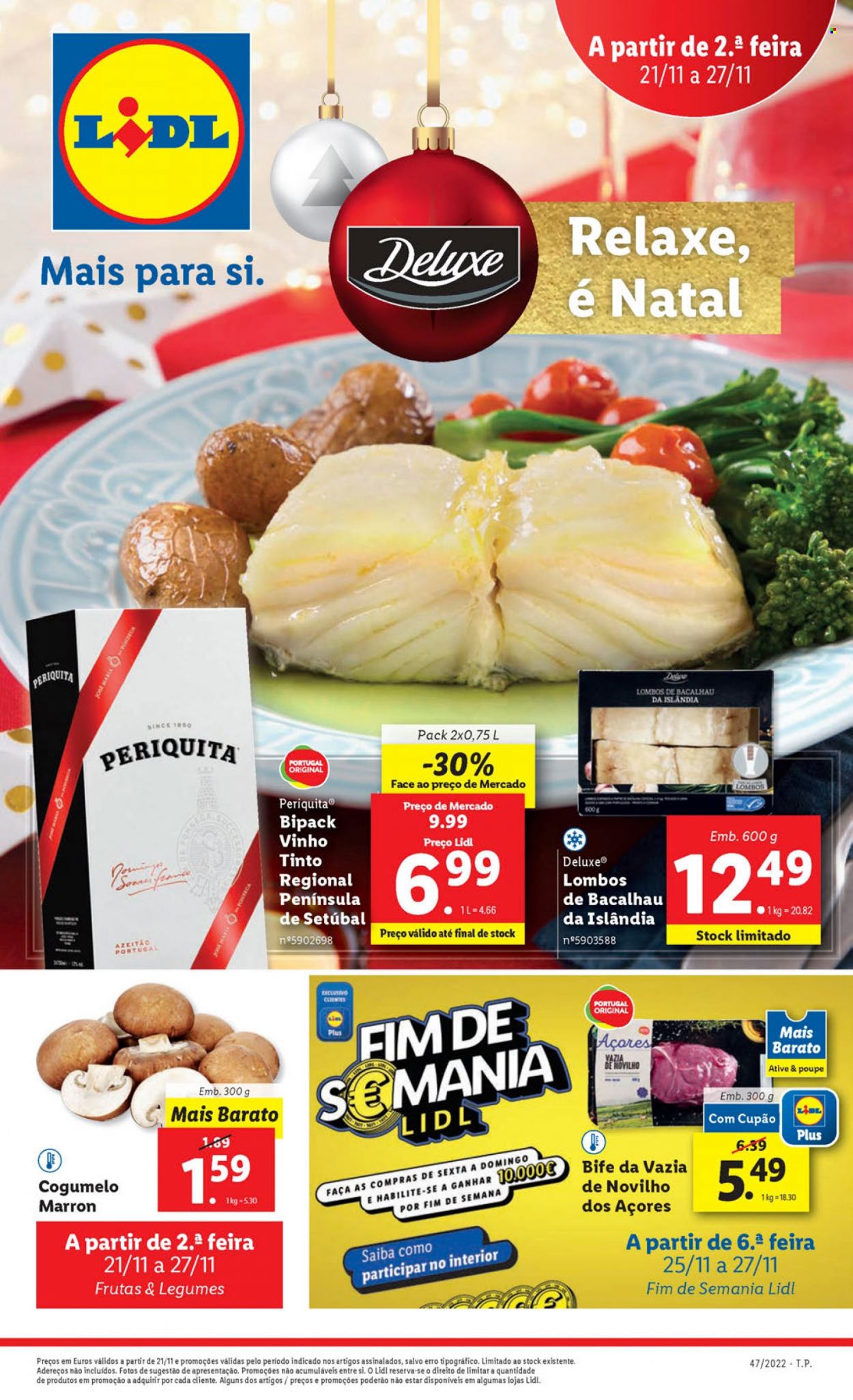 Folheto Lidl - 21.11.2022 - 27.11.2022. Página 1
