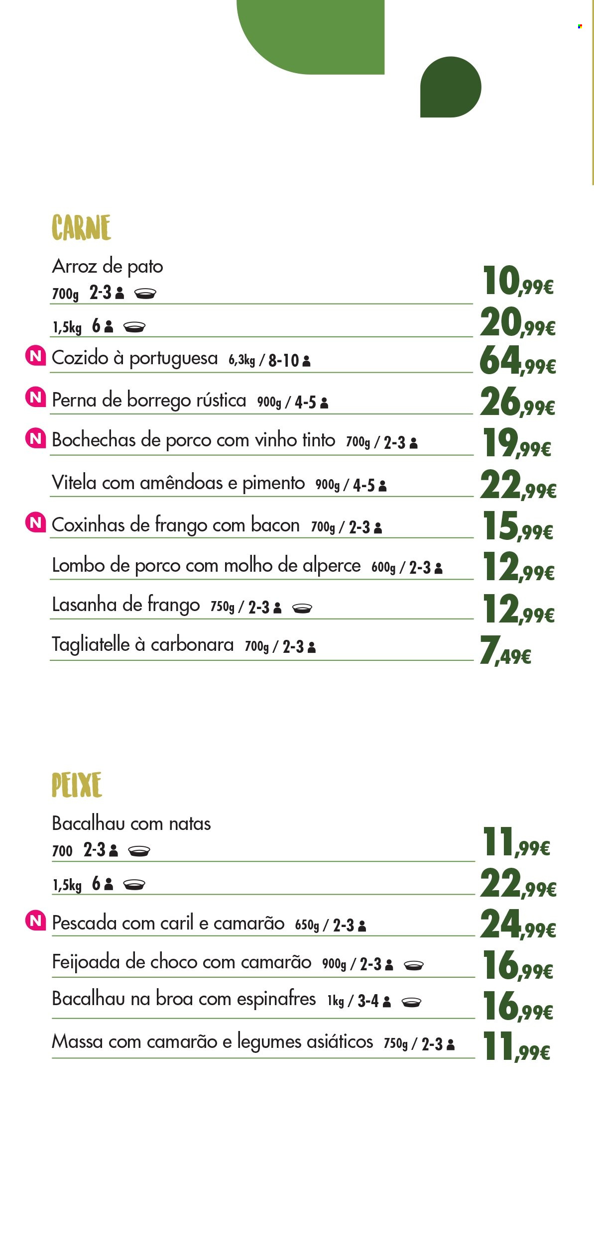 Folheto Pingo Doce. Página 3