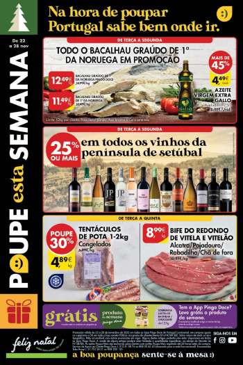Folheto Pingo Doce - 22.11.2022 - 28.11.2022.