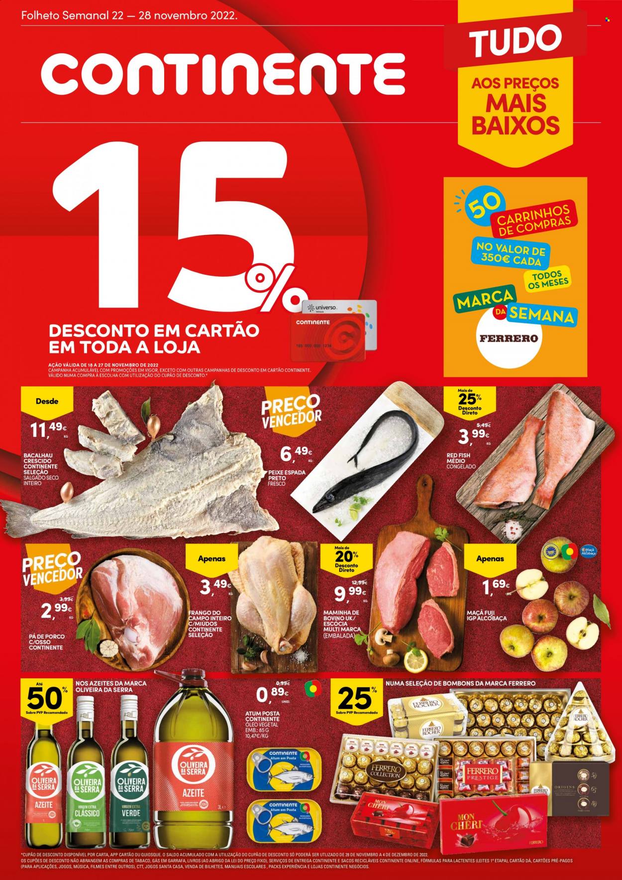 Folheto Continente - 22.11.2022 - 28.11.2022. Página 1