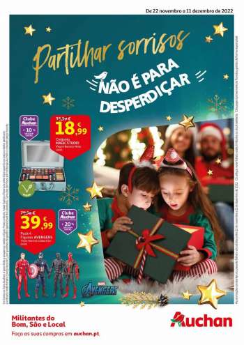Folheto Auchan - 22.11.2022 - 11.12.2022.