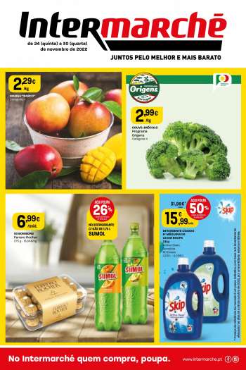 Folheto Intermarché - 24.11.2022 - 30.11.2022.