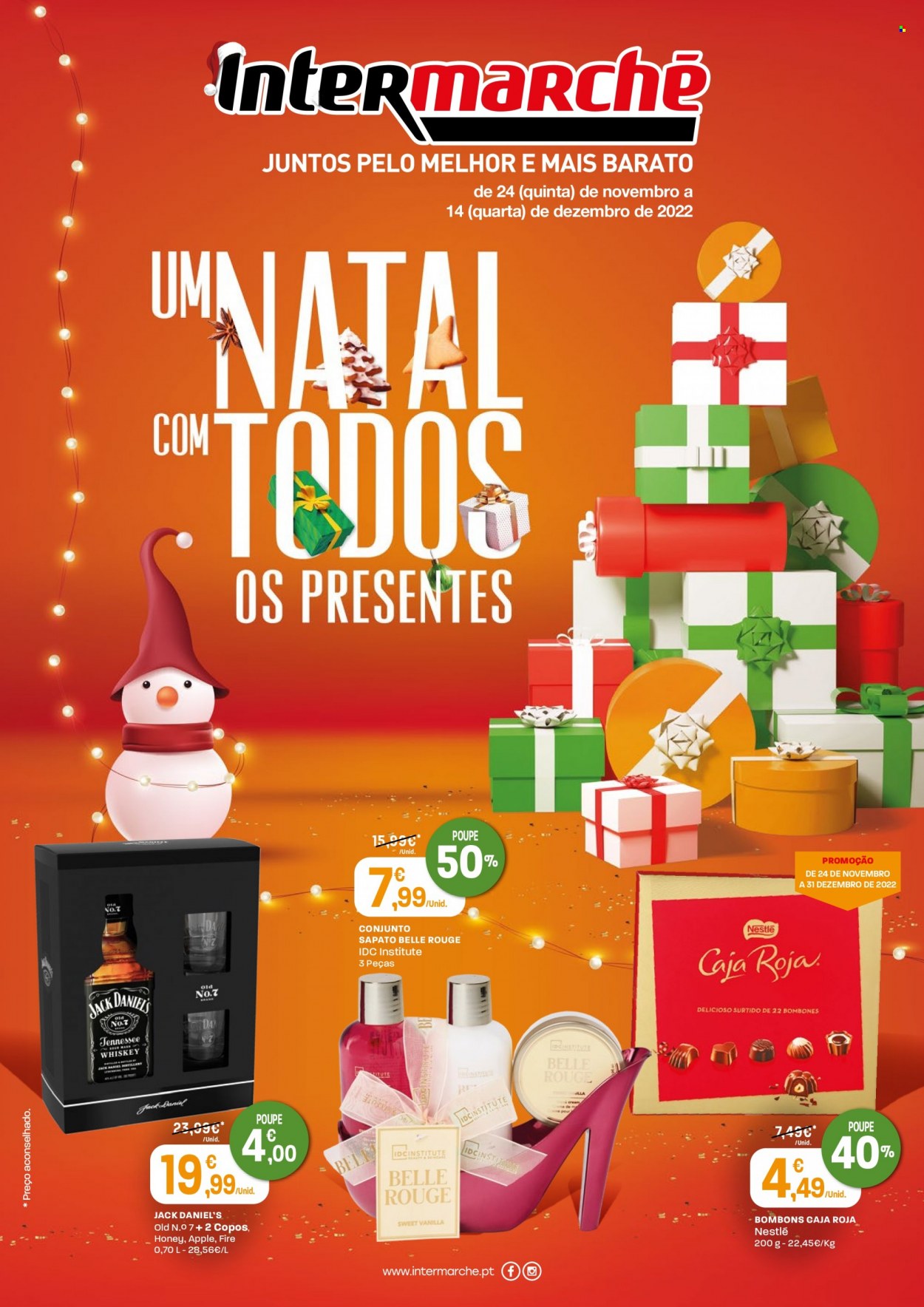 Folheto Intermarché - 24.11.2022 - 14.12.2022. Página 1