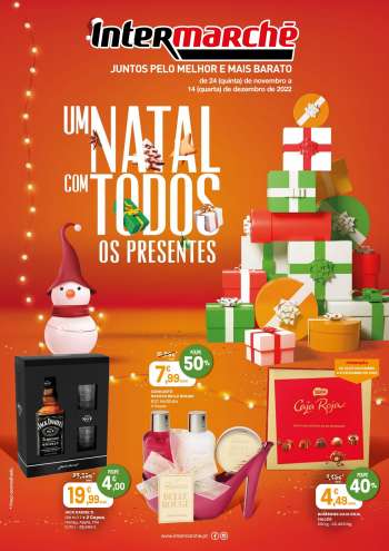 Folheto Intermarché - 24.11.2022 - 14.12.2022.