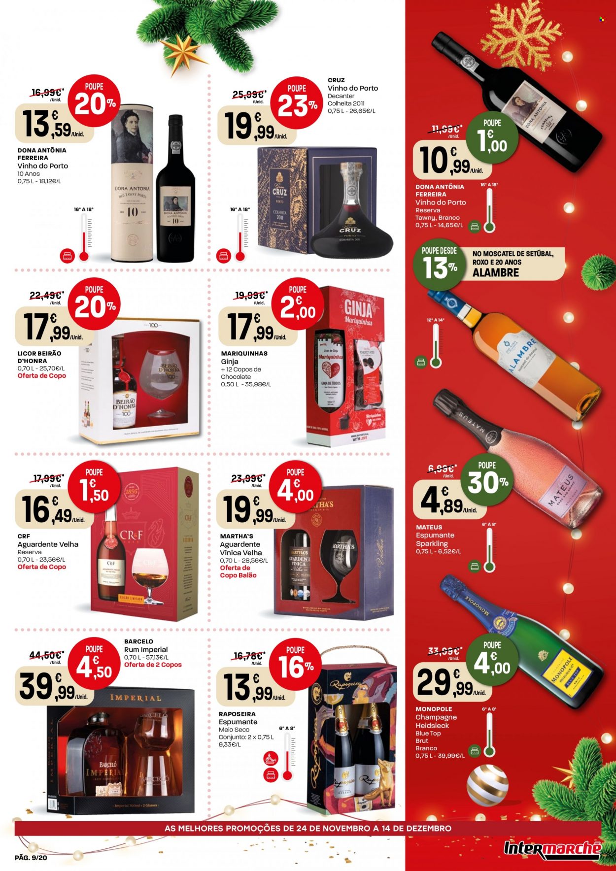 Folheto Intermarché - 24.11.2022 - 14.12.2022. Página 9