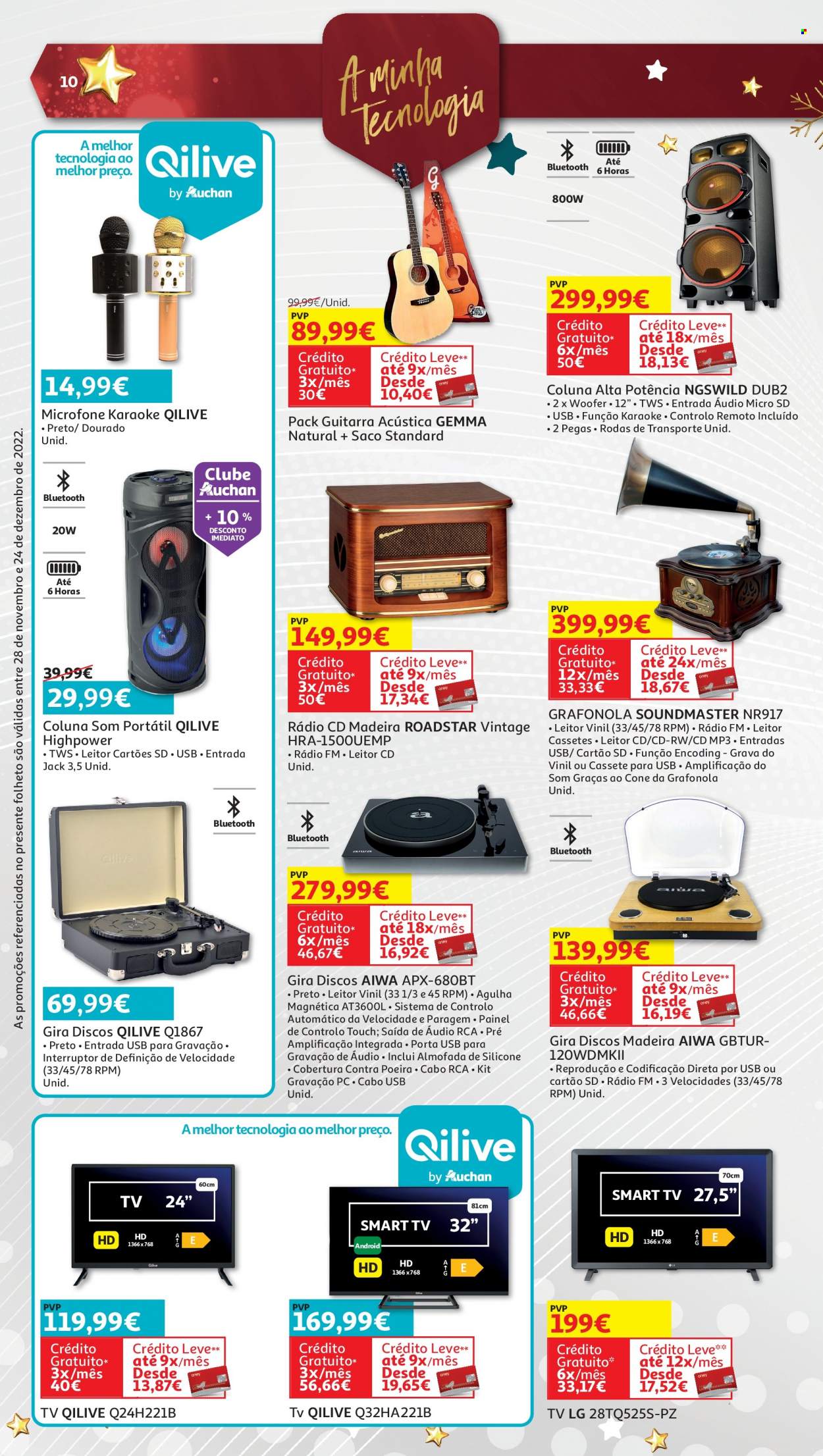 Folheto Auchan - 28.11.2022 - 24.12.2022. Página 10