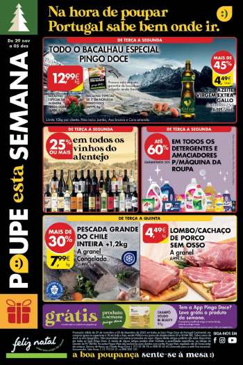 Folheto Pingo Doce - 29.11.2022 - 5.12.2022.