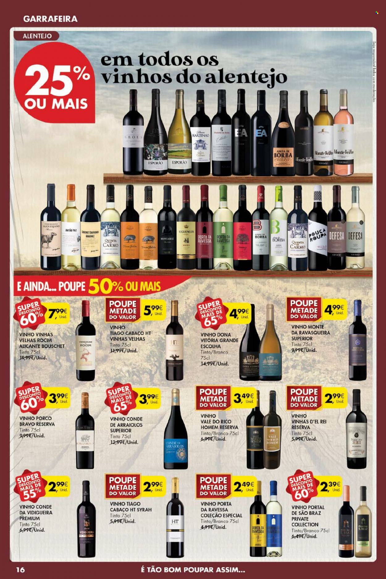 thumbnail - Folheto Pingo Doce - 29.11.2022 - 5.12.2022 - Produtos em promoção - vinho, vinho tinto, syrah. Página 16.