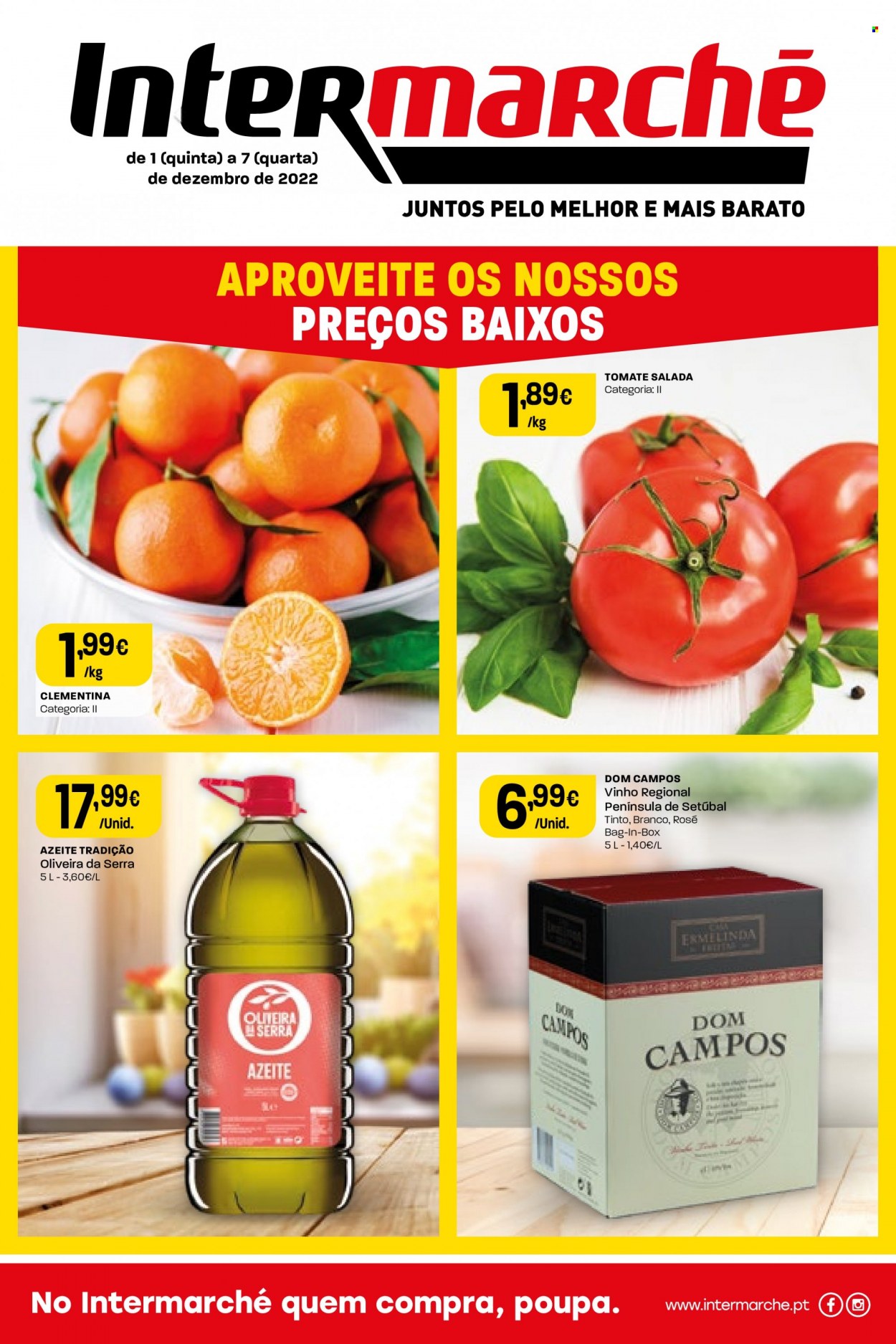 Folheto Intermarché - 1.12.2022 - 7.12.2022. Página 1