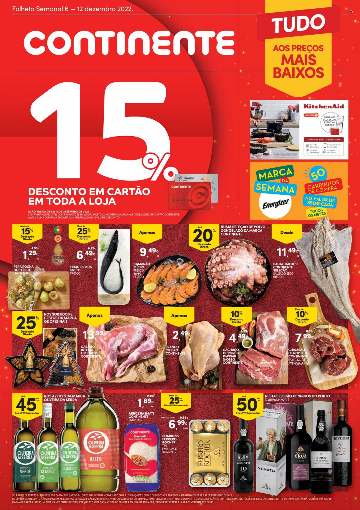 Folheto Continente Bom Dia - 6.12.2022 - 12.12.2022. Página 1
