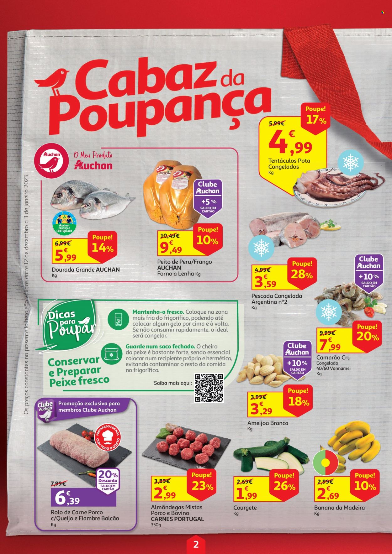Folheto Auchan - 12.12.2022 - 3.1.2023. Página 2