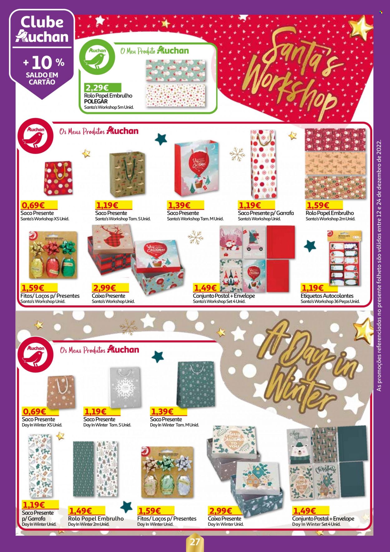 Folheto Auchan - 12.12.2022 - 24.12.2022. Página 27