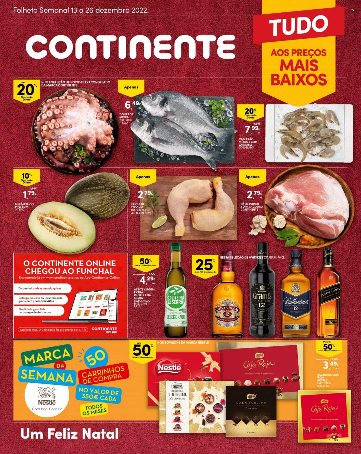Folheto Continente Modelo - 13.12.2022 - 26.12.2022. Página 1