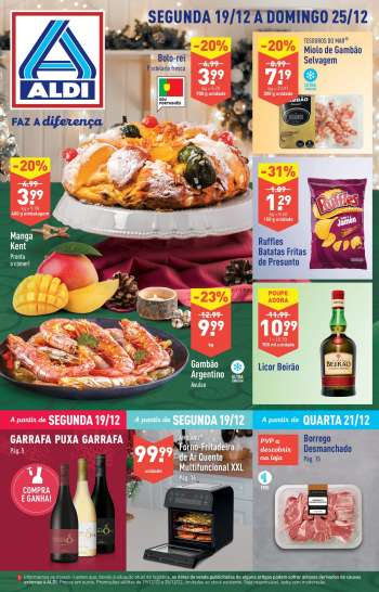 Folheto Aldi - 19.12.2022 - 25.12.2022.
