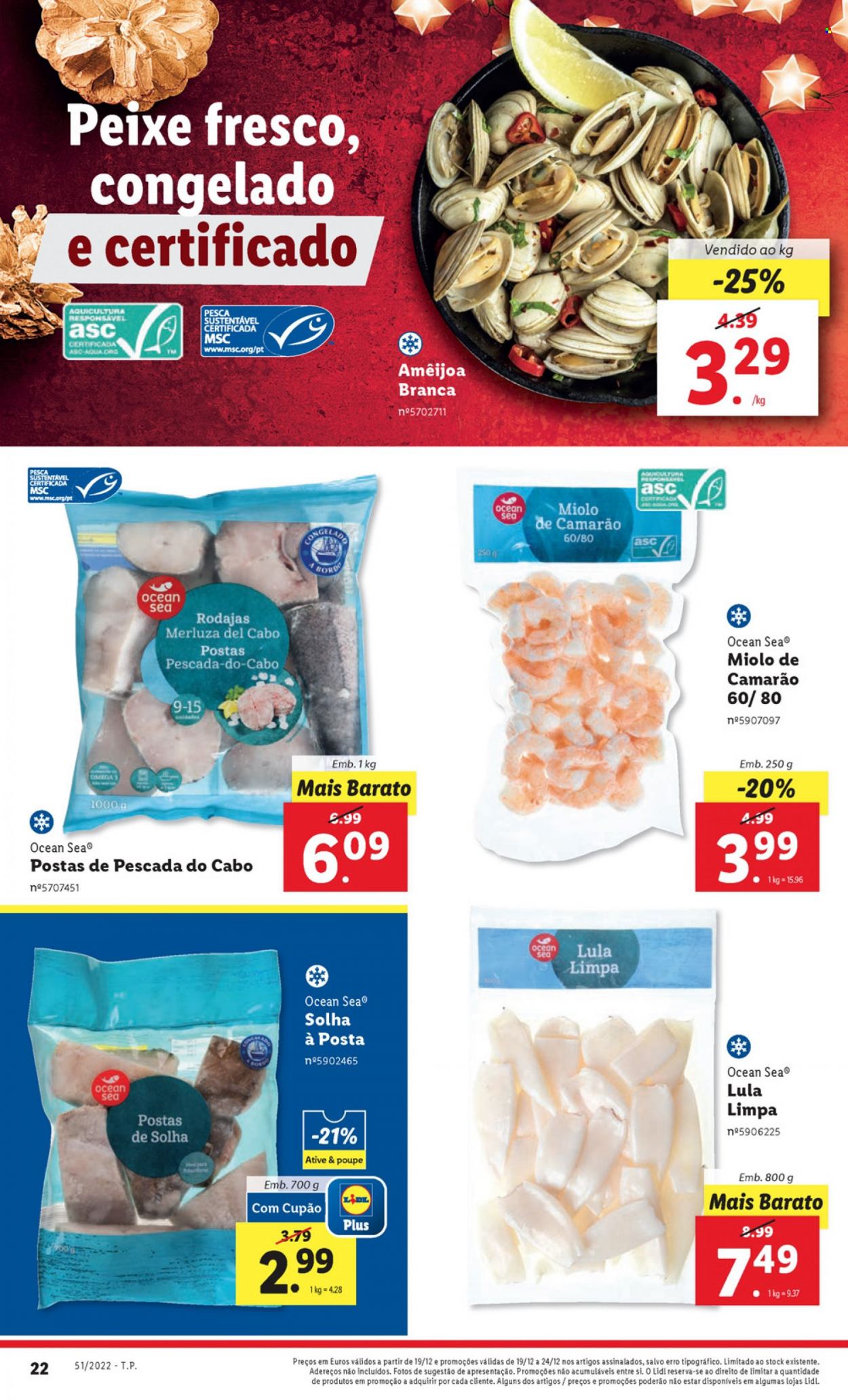 Folheto Lidl - 19.12.2022 - 24.12.2022. Página 22