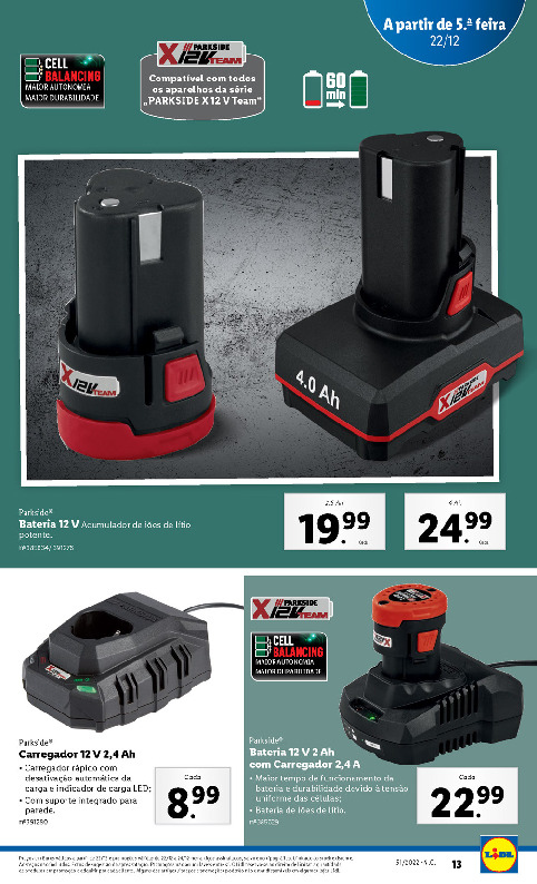 Folheto Lidl - 19.12.2022 - 24.12.2022. Página 13